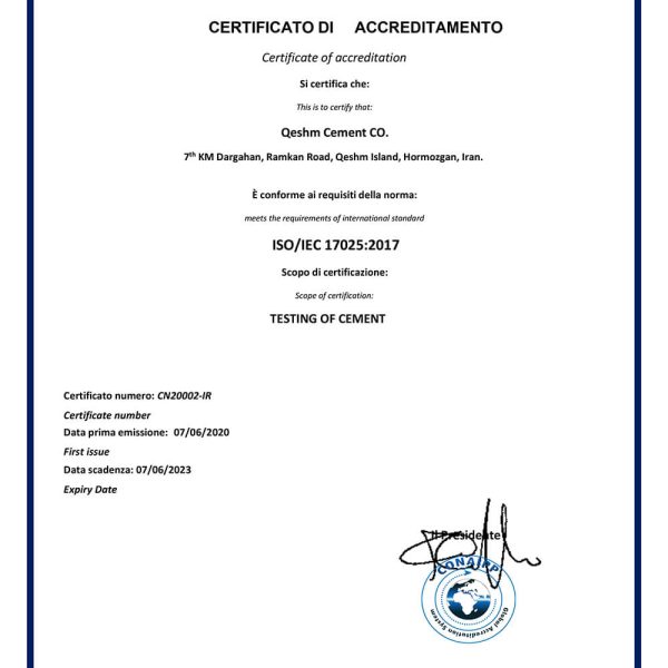 CN20002 IR Qeshm Cememt Co 1